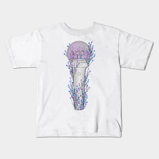 AESPA Floral Lightstick kpop version2 Kids T-Shirt